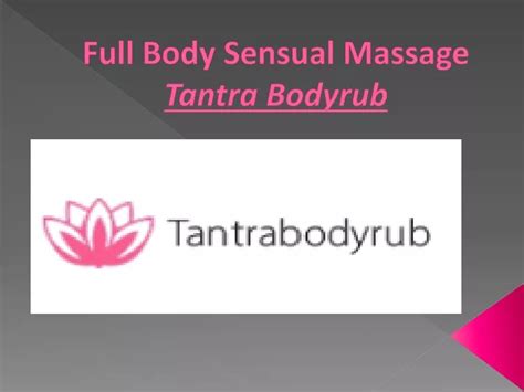 Full Body Sensual Massage Sexual massage Kraslice